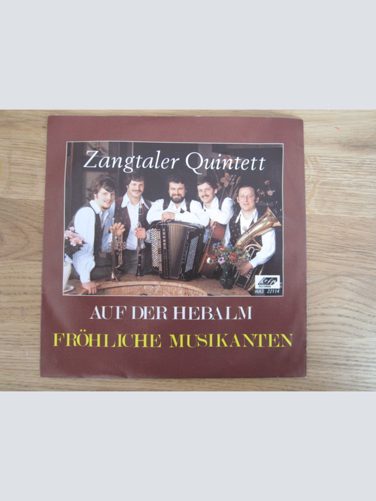 Vinyl / Zangtaler Quintett - Fröhliche Musikanten