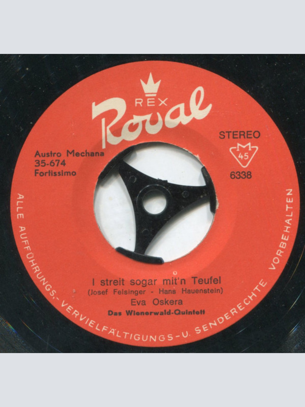 Vinyl / Eva Oskera - Mein Glückstag / I Streit Sogar Mit'm Teufel