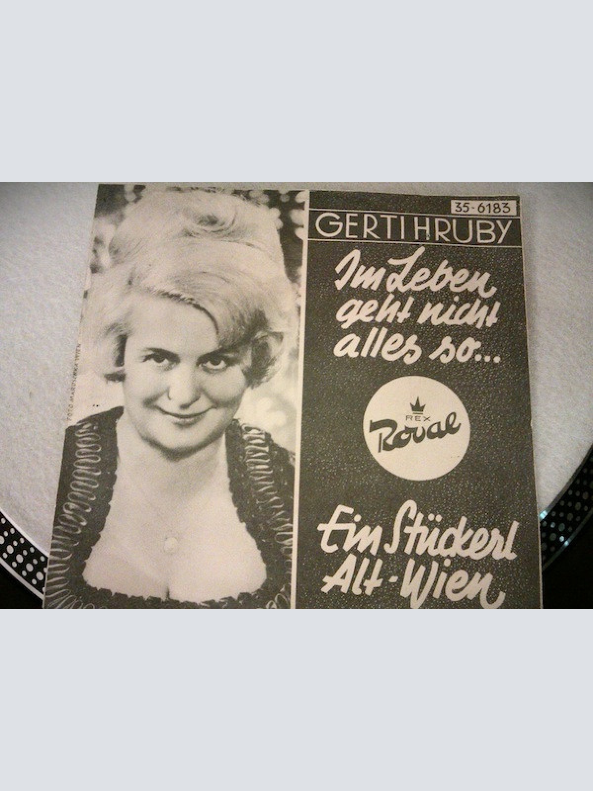 Vinyl / Gerti Hruby - Im Leben Geht Nicht Alles So...