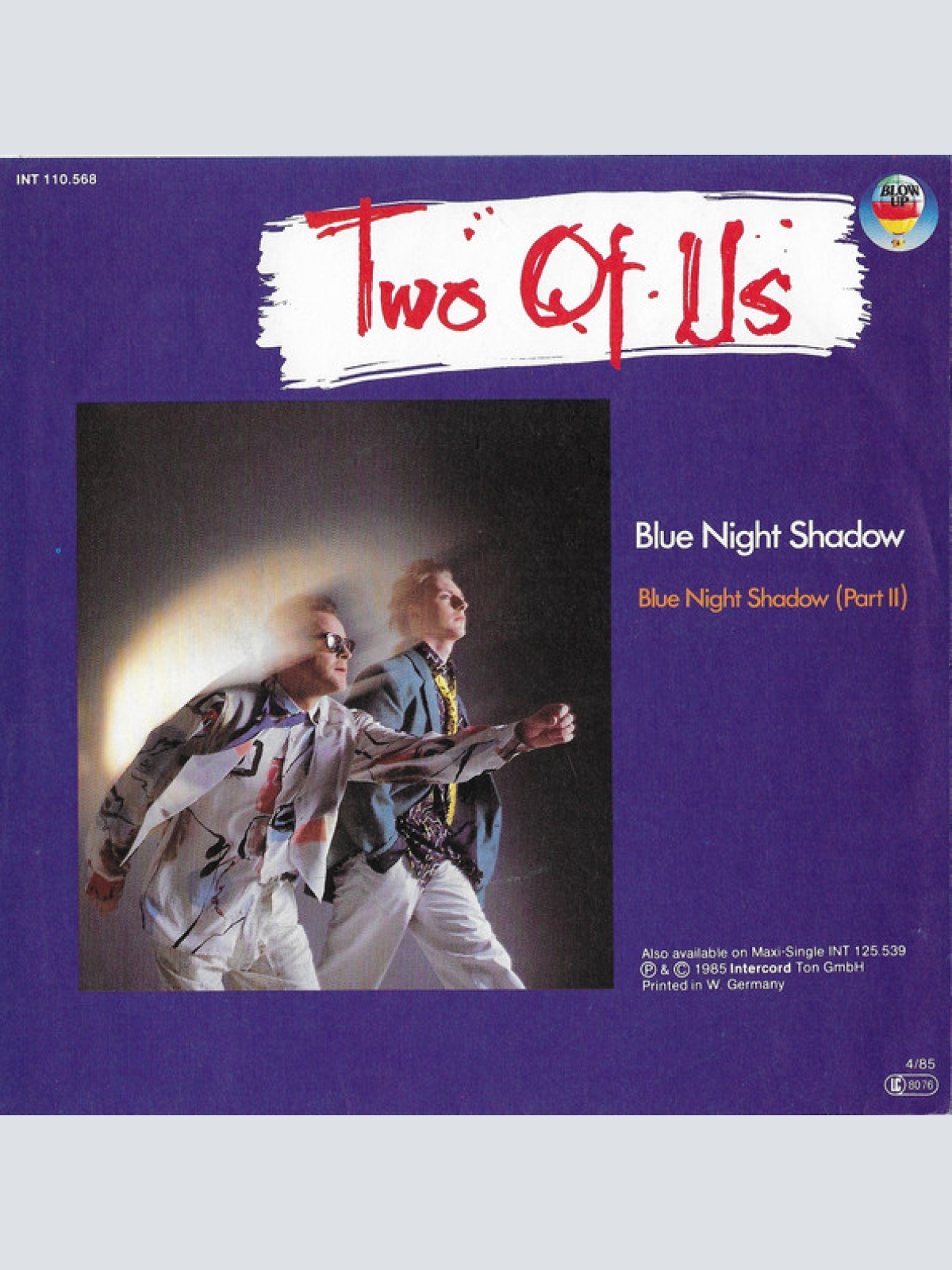 Vinyl / Two Of Us - Blue Night Shadow