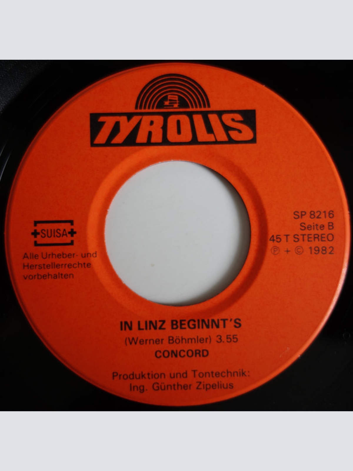 Vinyl / Concord (7) - He, He, He Liesl / In Linz Beginnt's