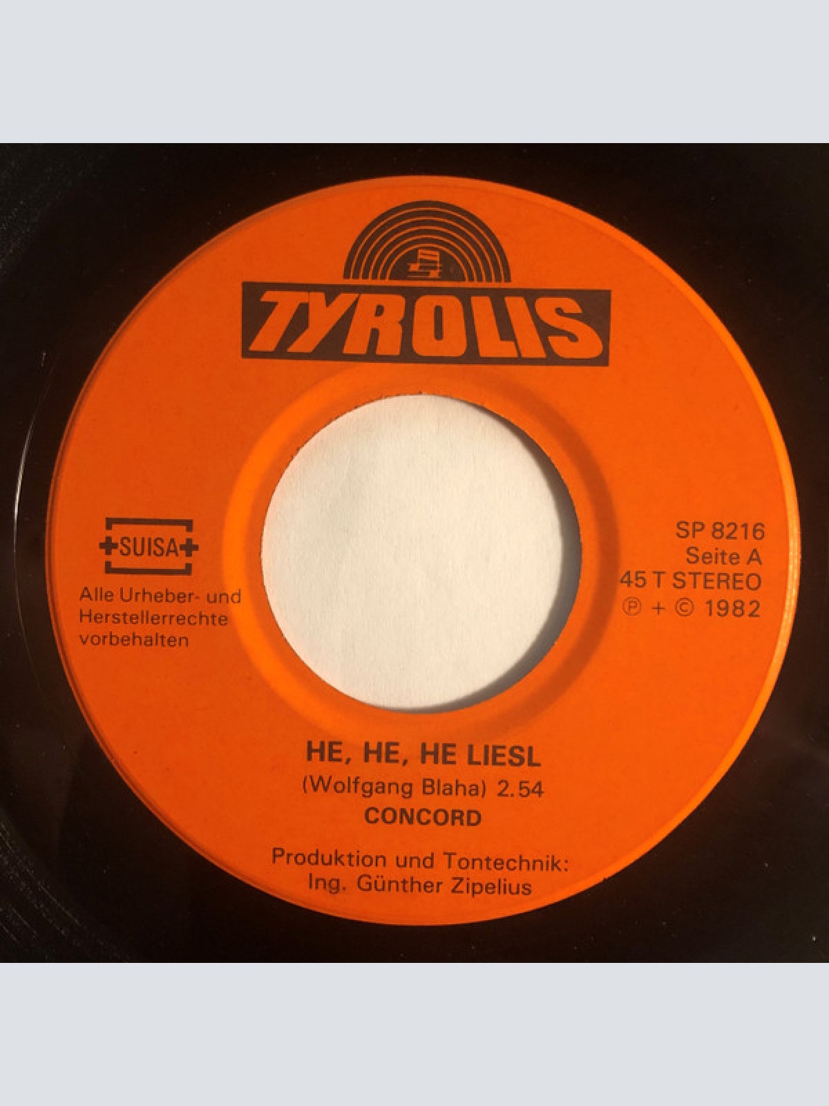 Vinyl / Concord (7) - He, He, He Liesl / In Linz Beginnt's