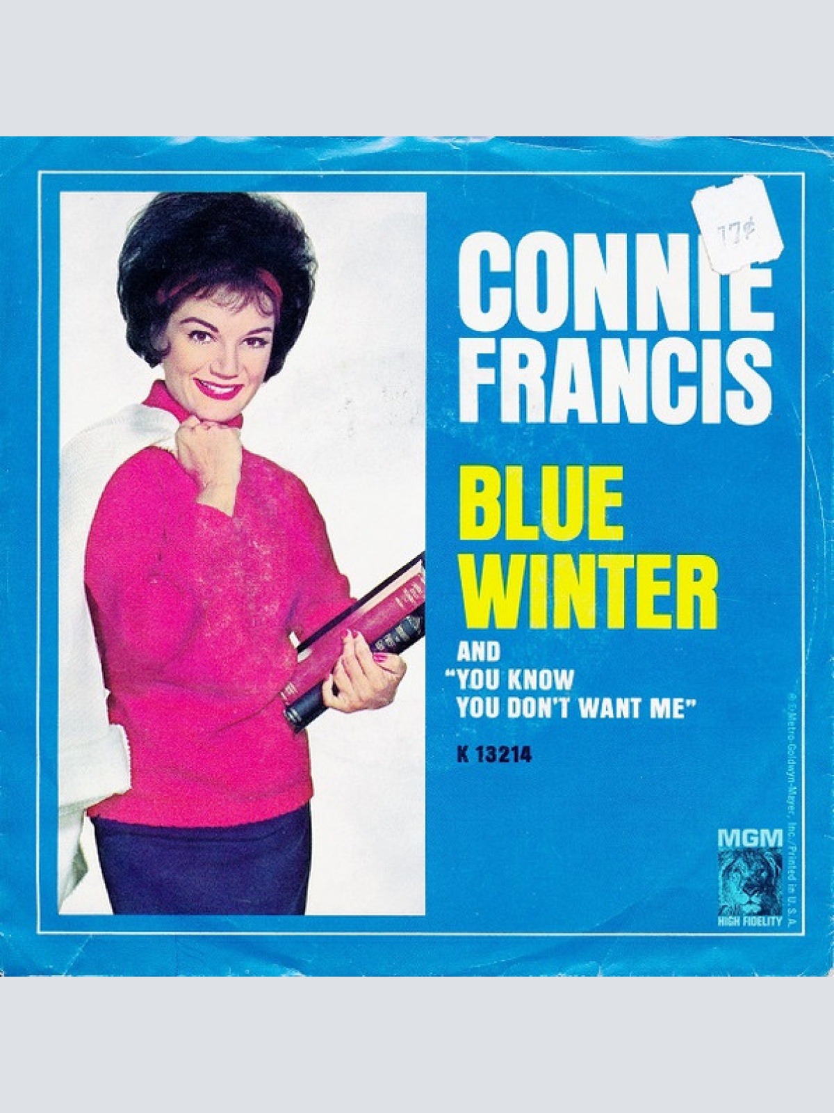 Vinyl / Connie Francis - Blue Winter / You Know You Don't Want Me