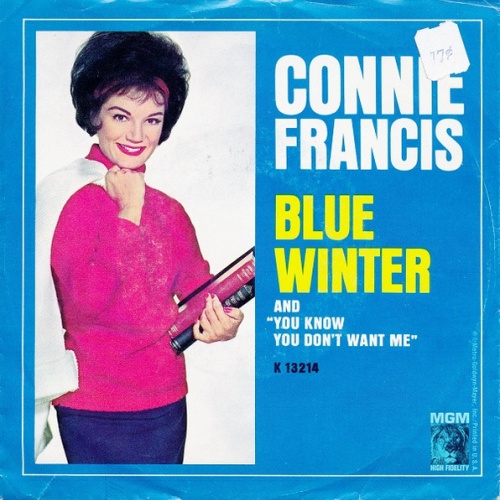 Vinyl / Connie Francis - Blue Winter / You Know You Don't Want Me