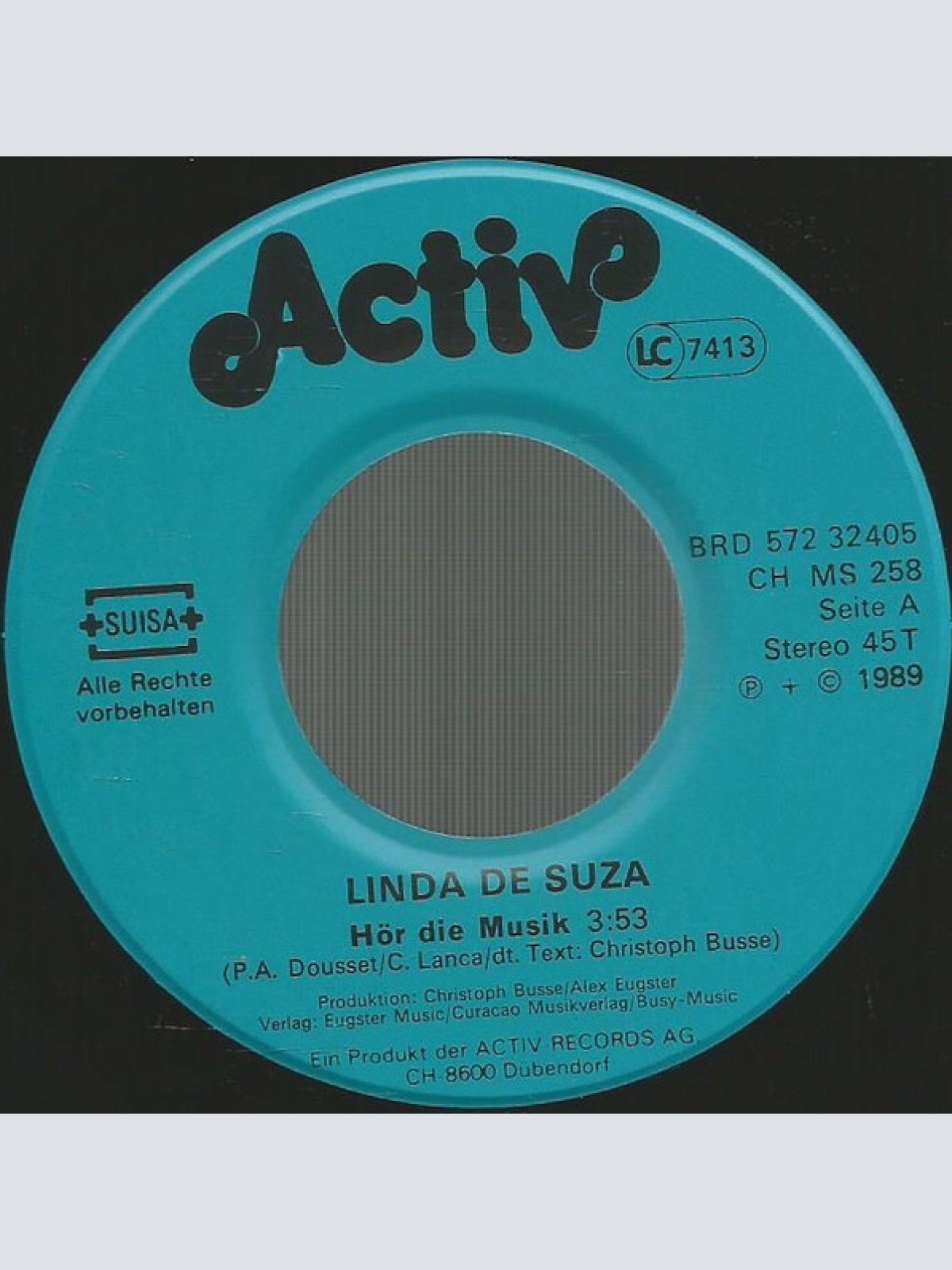 Vinyl / Linda De Suza - Hör Die Musik