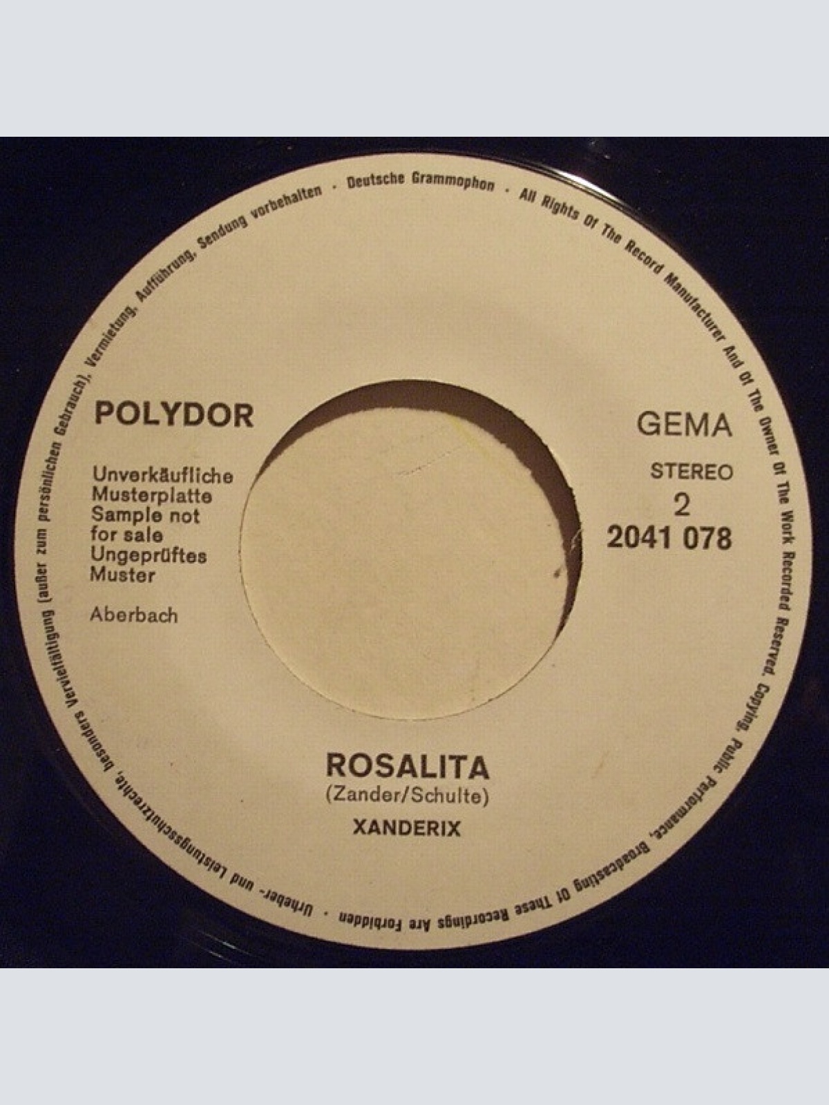 Vinyl / Xanderix - Bah-bah-rra, Barbara