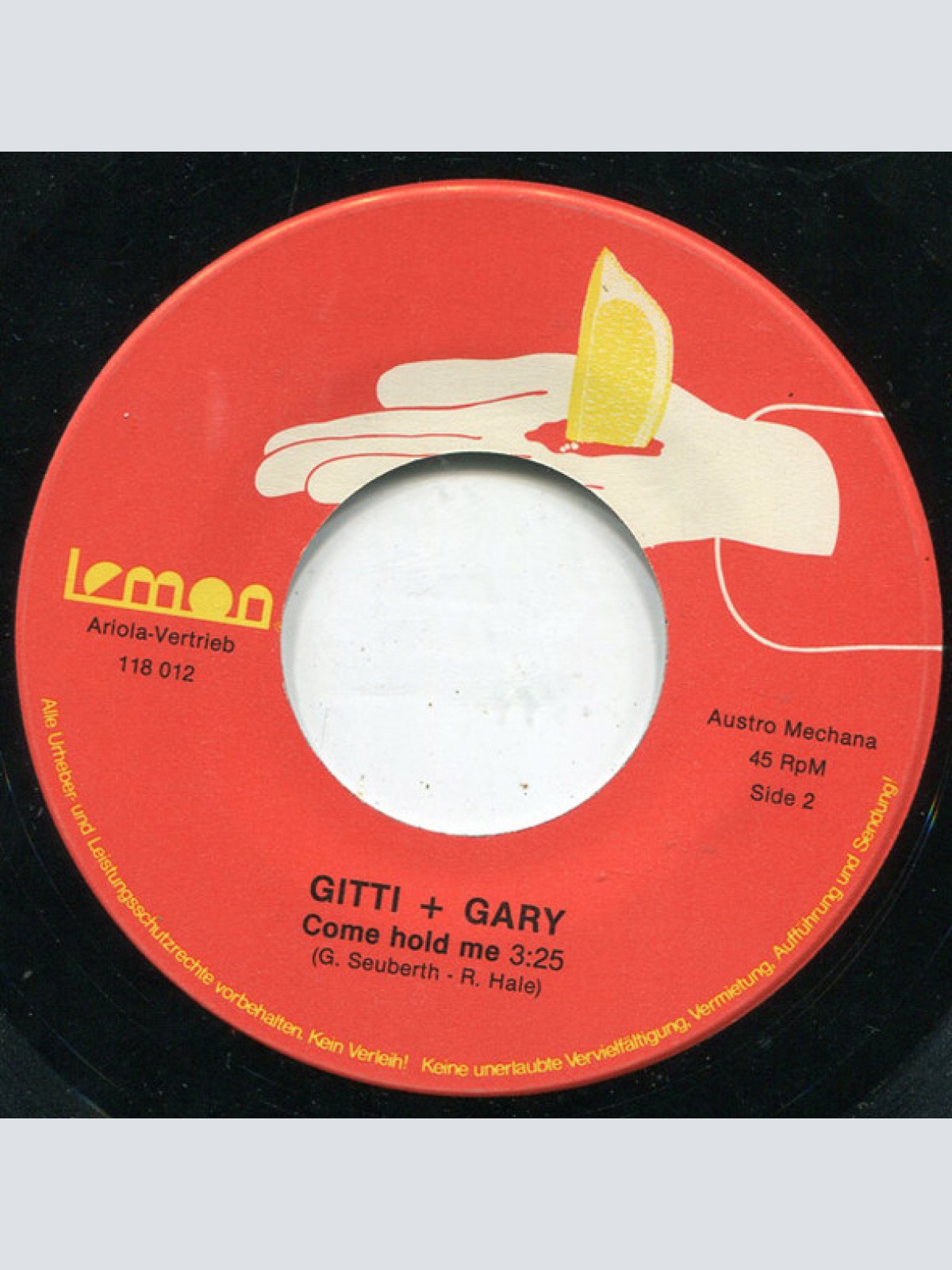 Vinyl / Gitti* + Gary* - Kumm Hoit Mi