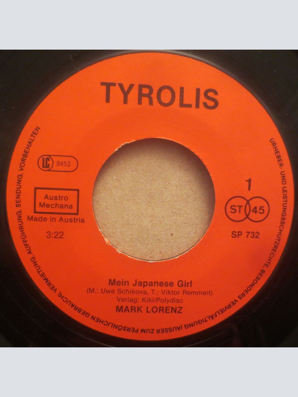 Vinyl / Mark Lorenz - Mein Japanese Girl