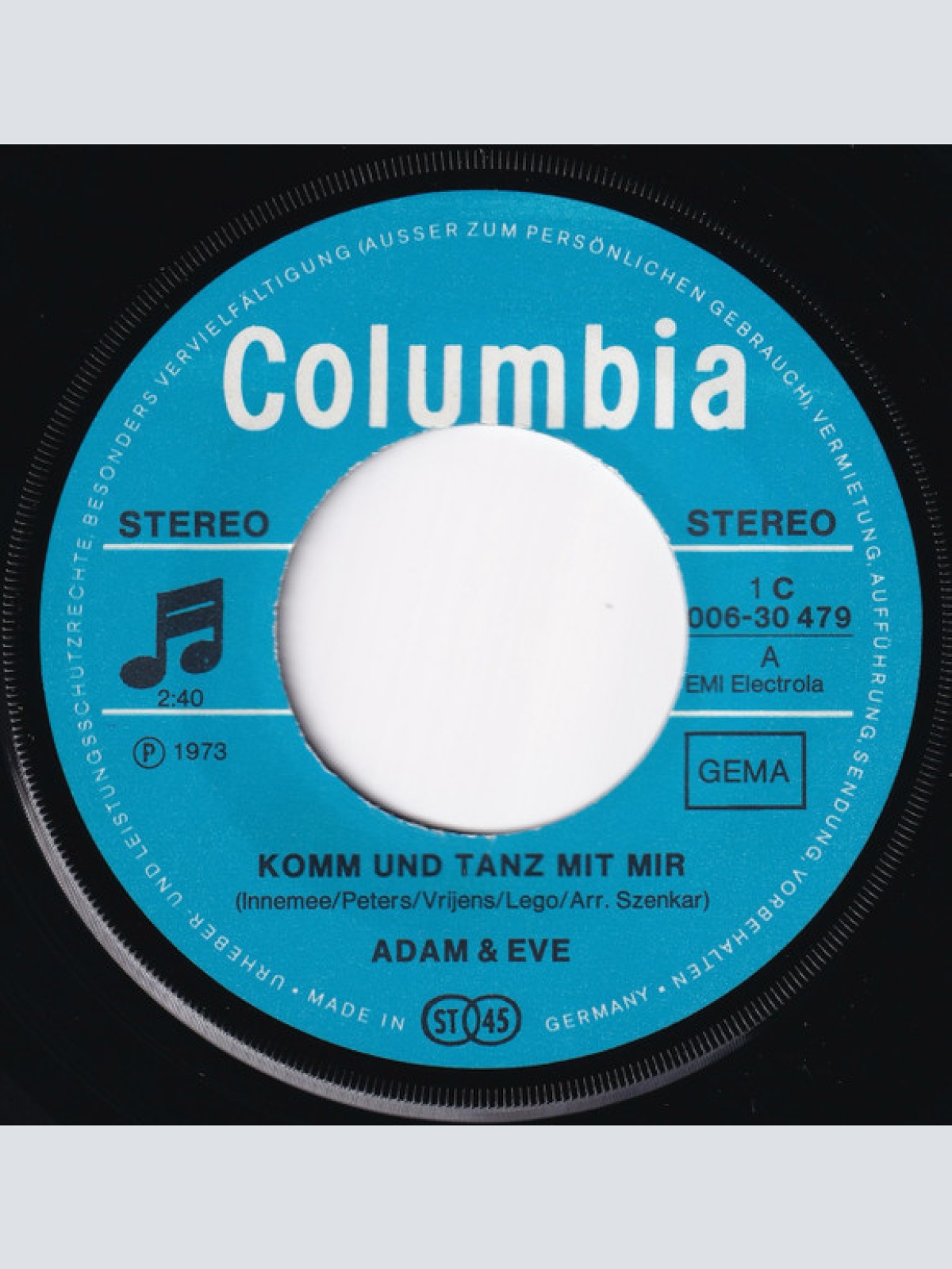 Vinyl / Adam & Eve (6) - Komm Und Tanz Mit Mir