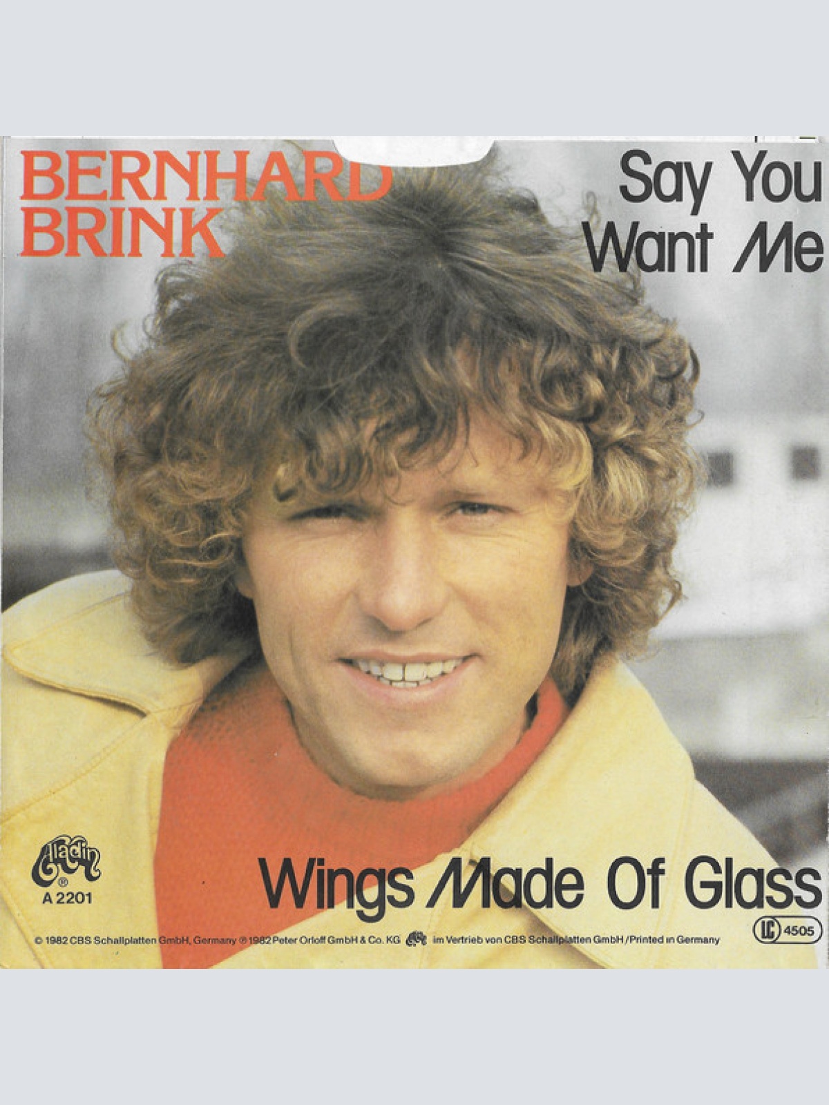 Vinyl / Bernhard Brink - Say You Want Me