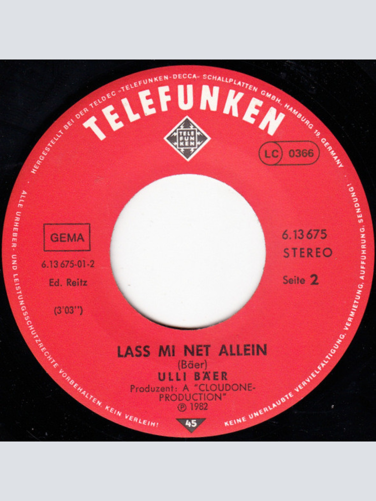 Vinyl / Ulli Bäer - Schönes Madl