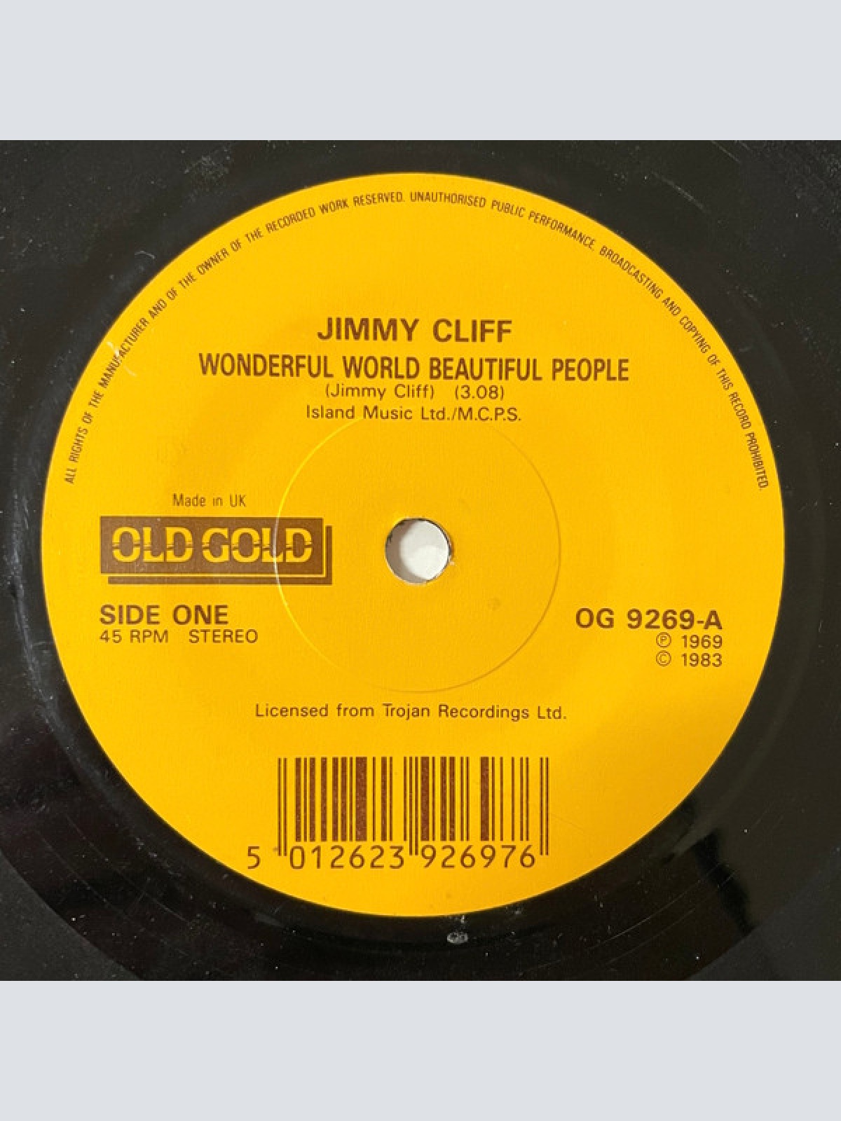 Vinyl / Jimmy Cliff / Dandy Livingstone - Wonderful World Beautiful People / Suzanne Beware Of The Devil