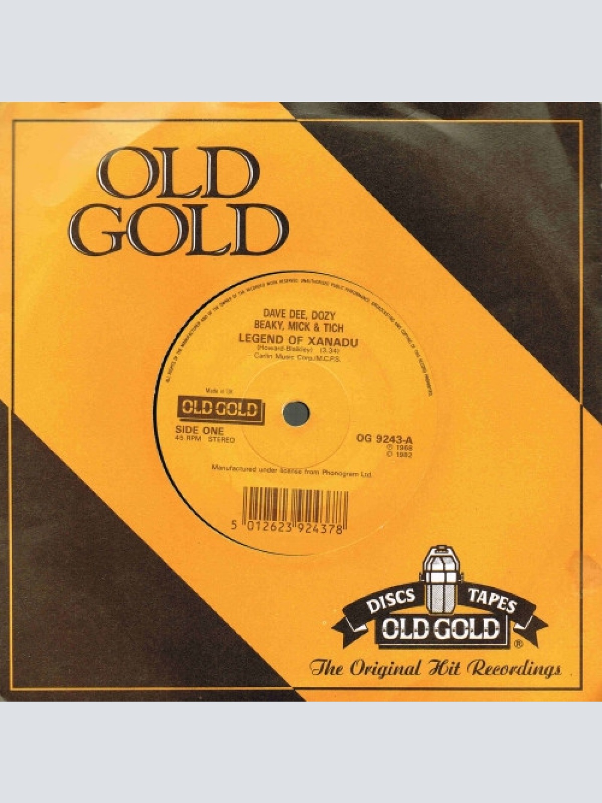 Vinyl / Dave Dee, Dozy, Beaky, Mick & Tich - Legend Of Xanadu / Zabadak