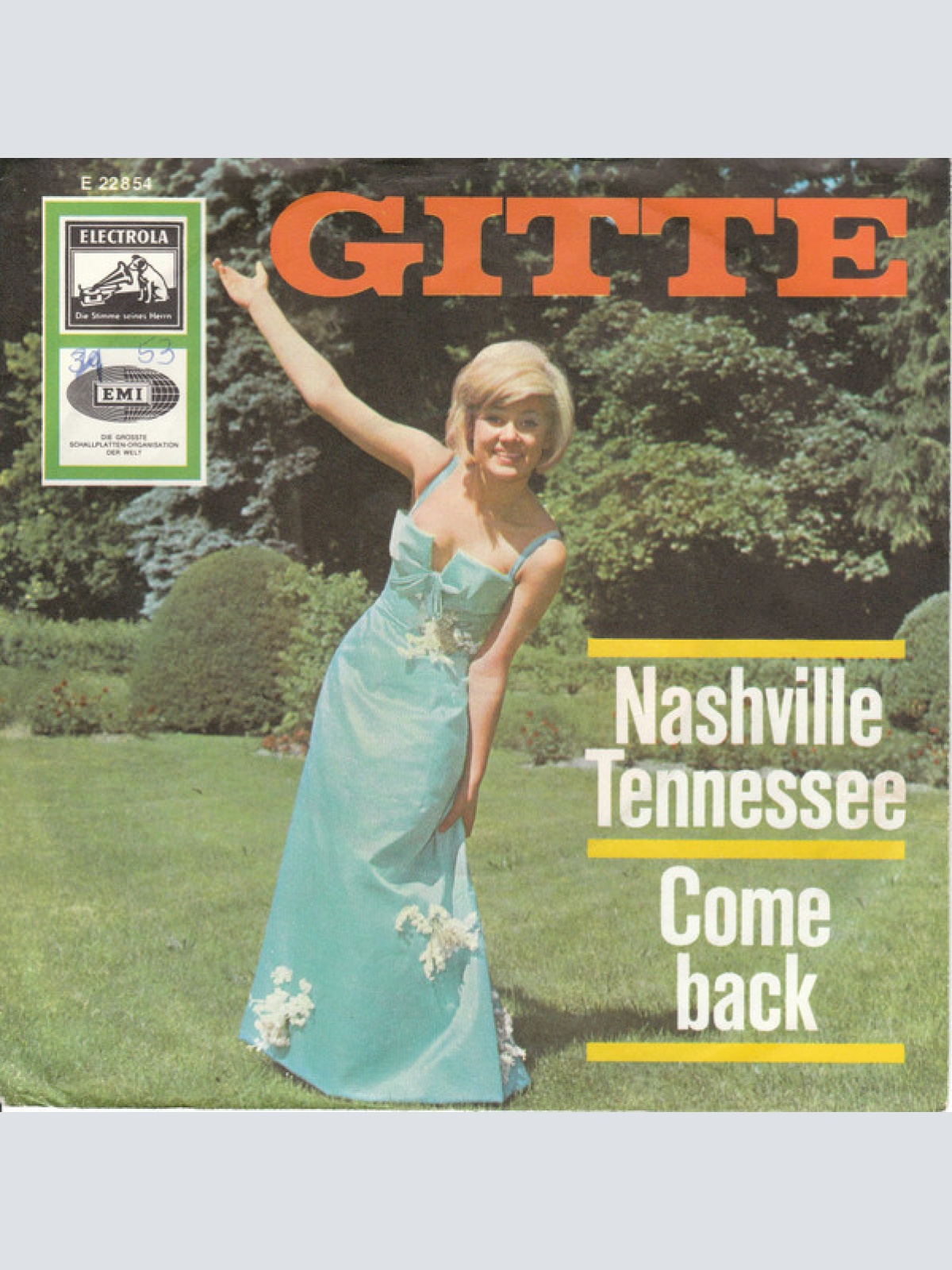 Vinyl / Gitte* - Nashville Tennessee / Come Back