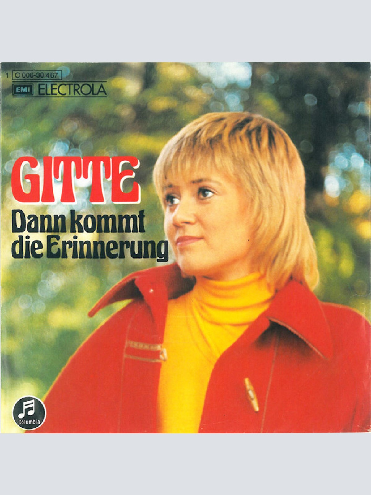 Vinyl / Gitte* - Dann Kommt Die Erinnerung