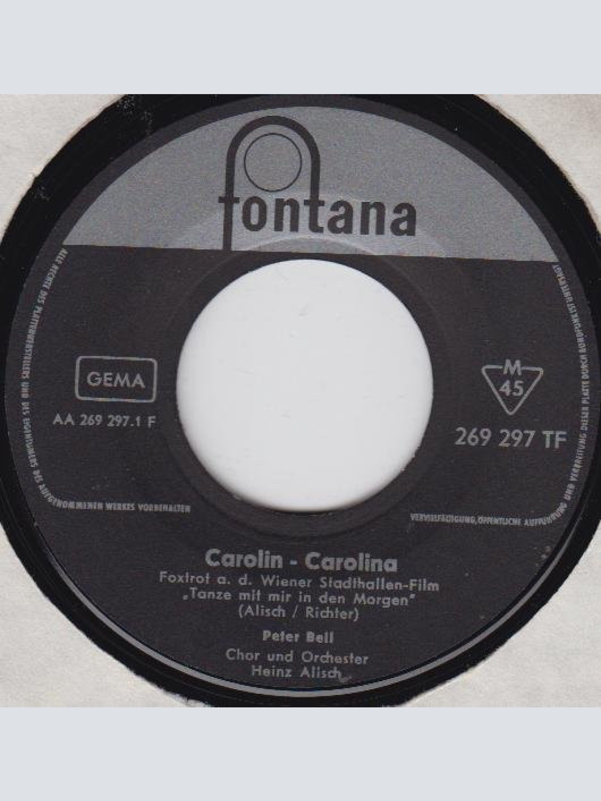Vinyl / Peter Beil - Carolin - Carolina