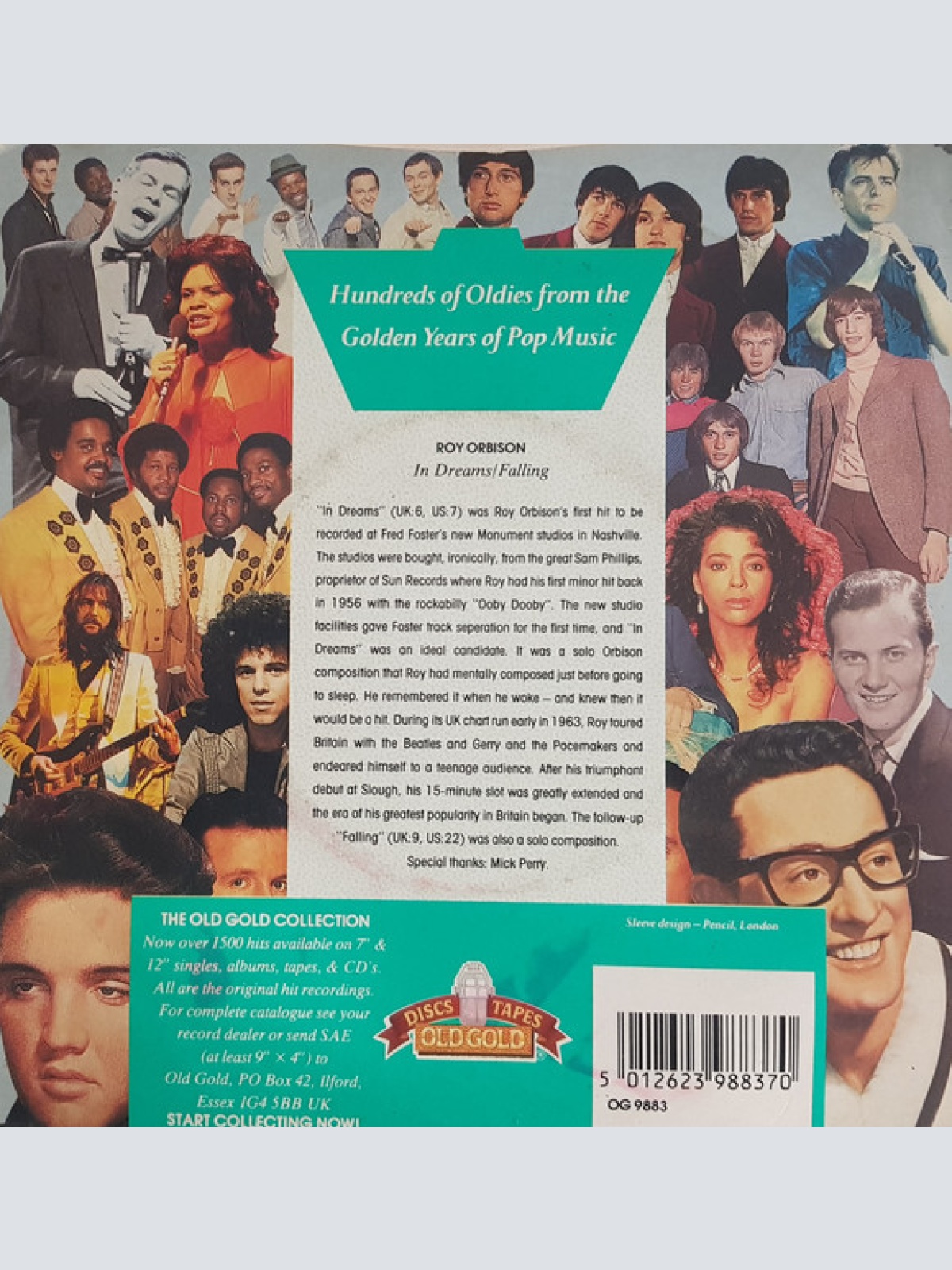 Vinyl / Roy Orbison - In Dreams / Falling