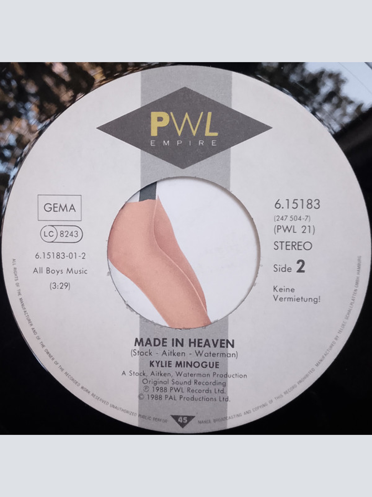 Vinyl / Kylie Minogue - Je Ne Sais Pas Pourquoi (I Still Love You)