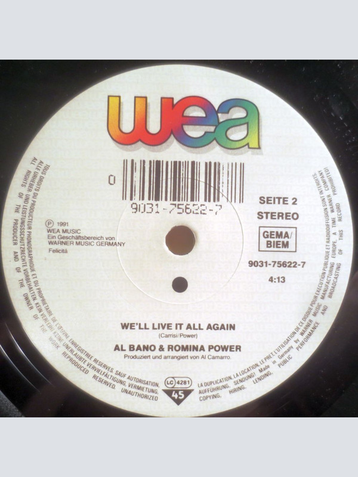 Vinyl / Al Bano & Romina Power - Vincerai