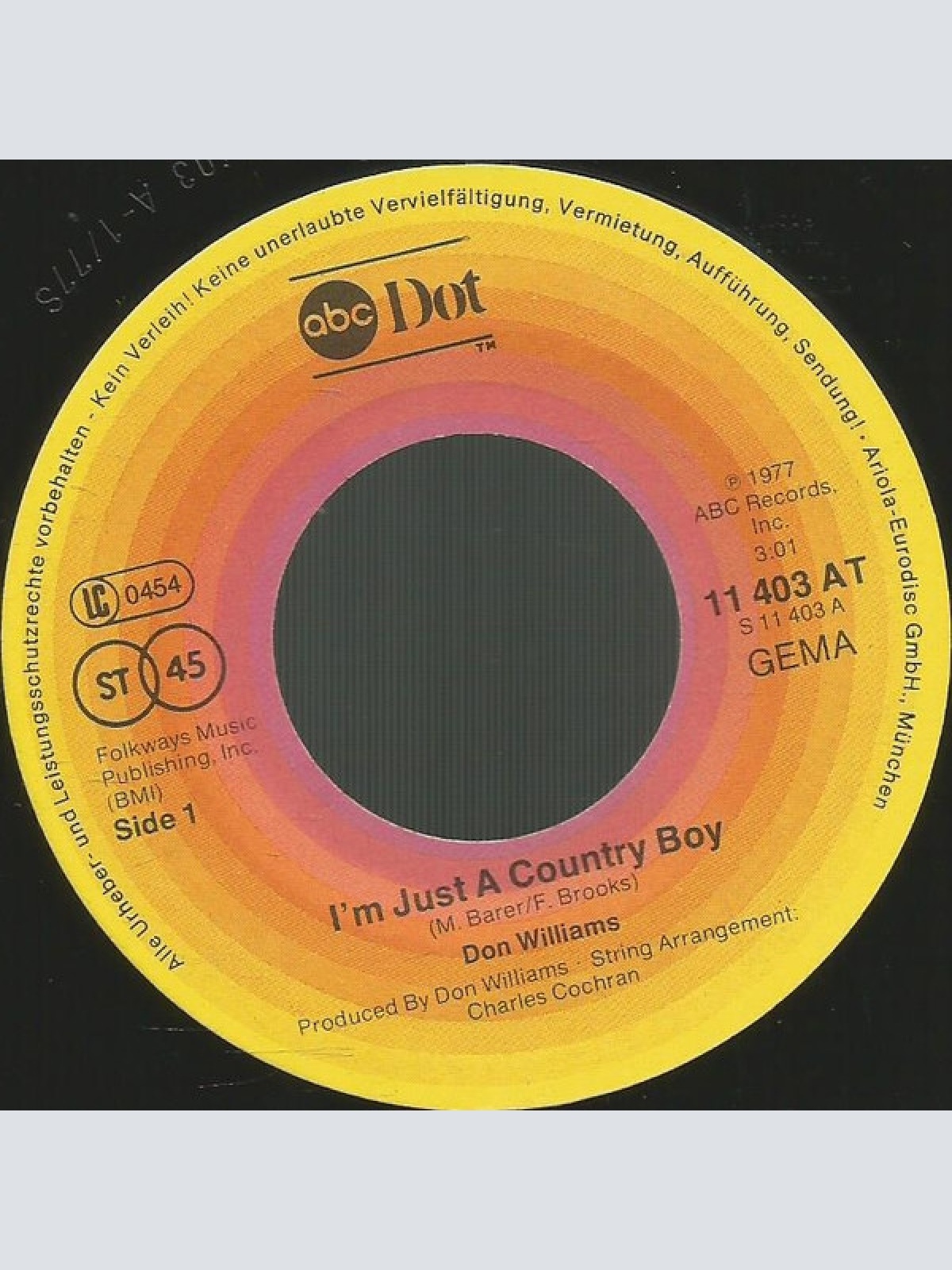 Vinyl / Don Williams (2) - I'm Just A Country Boy