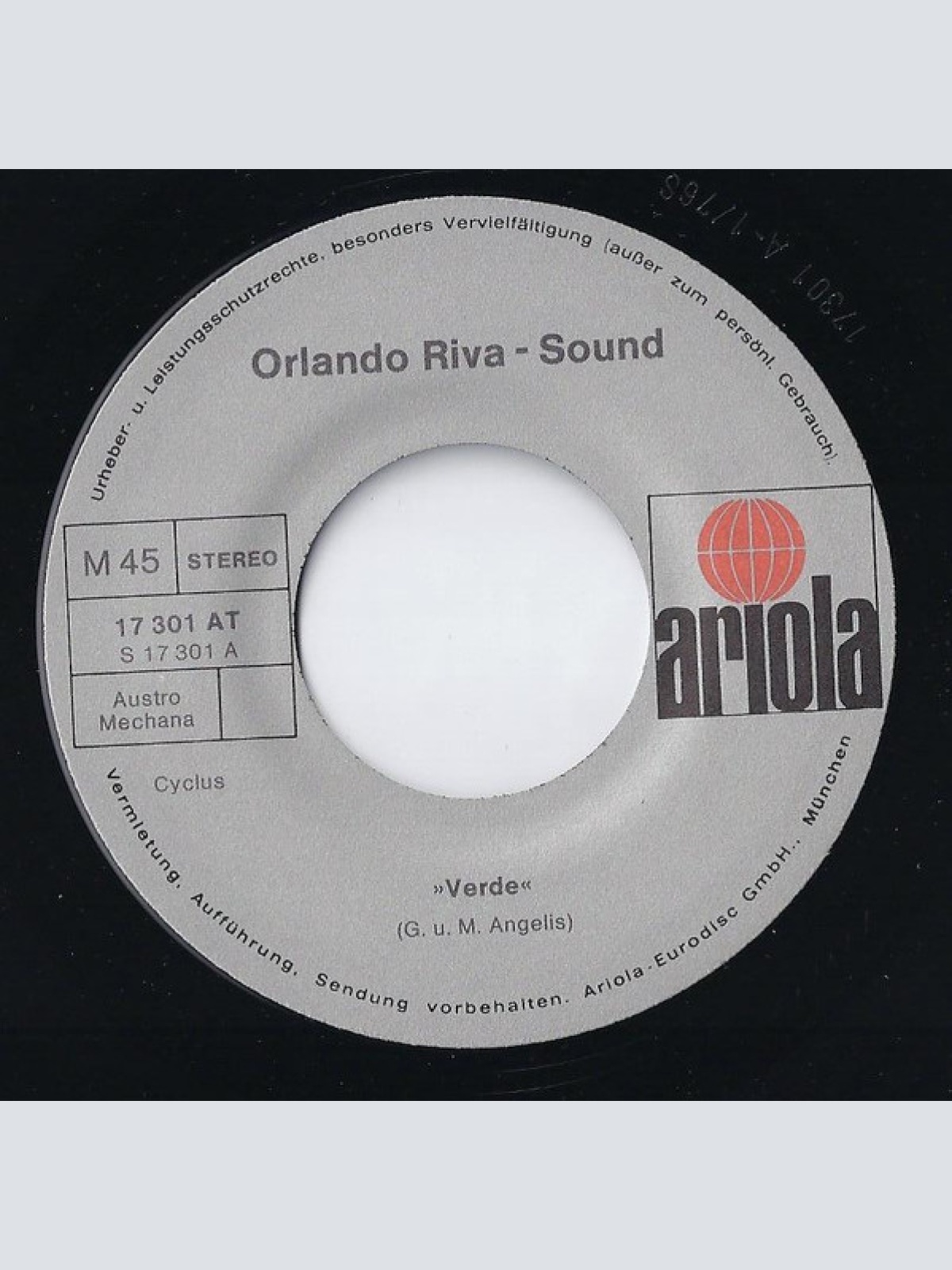 Vinyl / Orlando Riva-Sound* - Verde