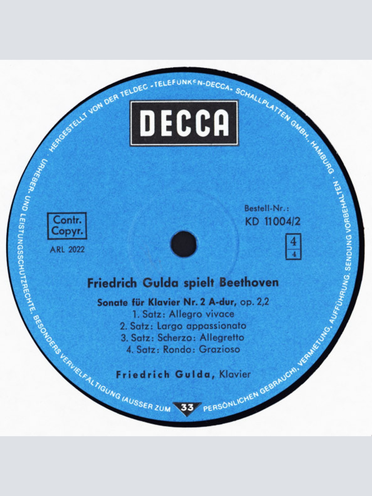 Vinyl / Beethoven*, Friedrich Gulda - Eroica-Variationen / Les Adieux / Klaviersonate Nr. 1 U. 2