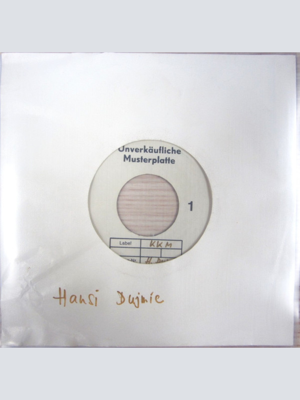 Vinyl / Hans Dujmic -  Don't Be Cruel