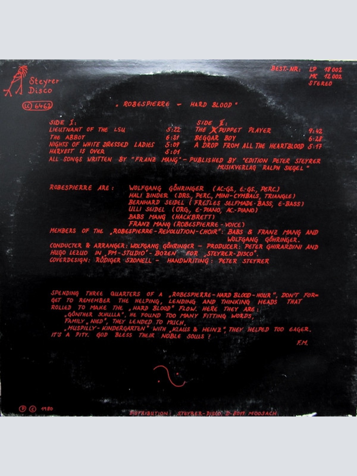 Vinyl / Robespierre (3) - Hard Blood