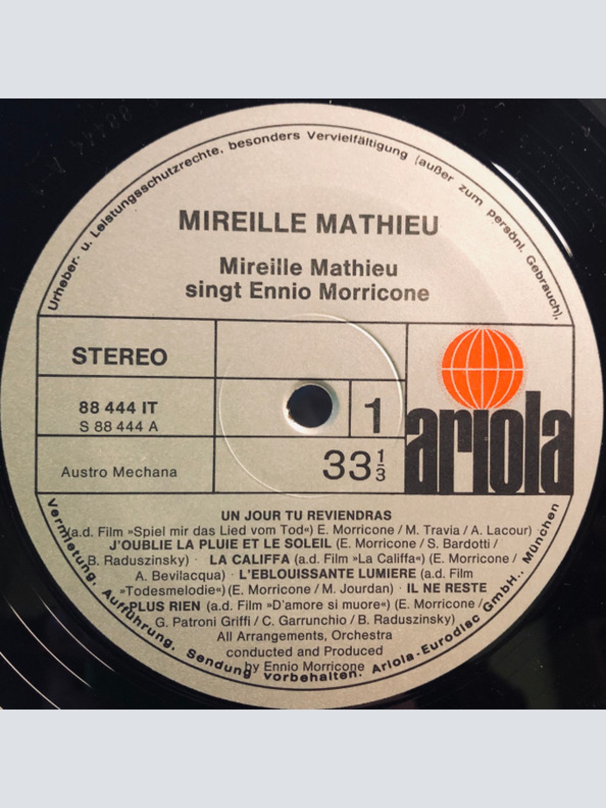 Vinyl / Mireille Mathieu / Ennio Morricone - Mireille Mathieu Singt Ennio Morricone