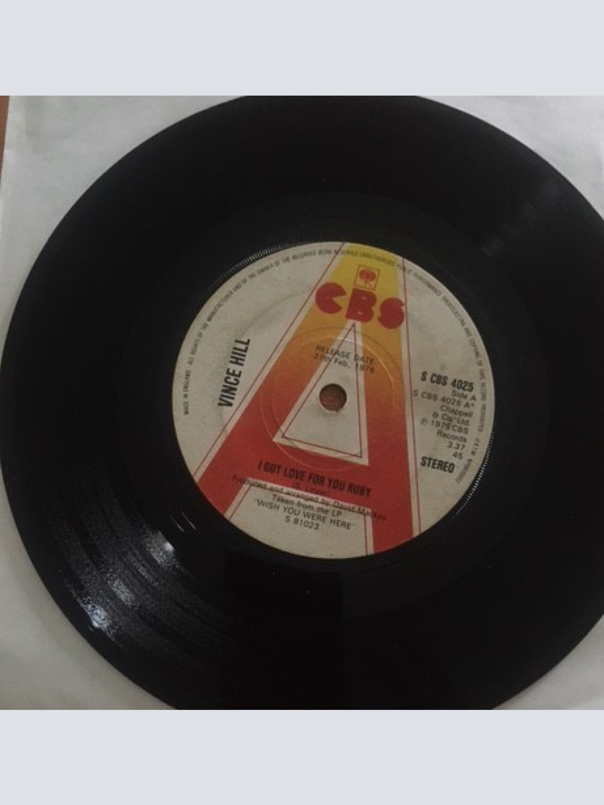 Vinyl / Vince Hill - I Got Love For You Ruby