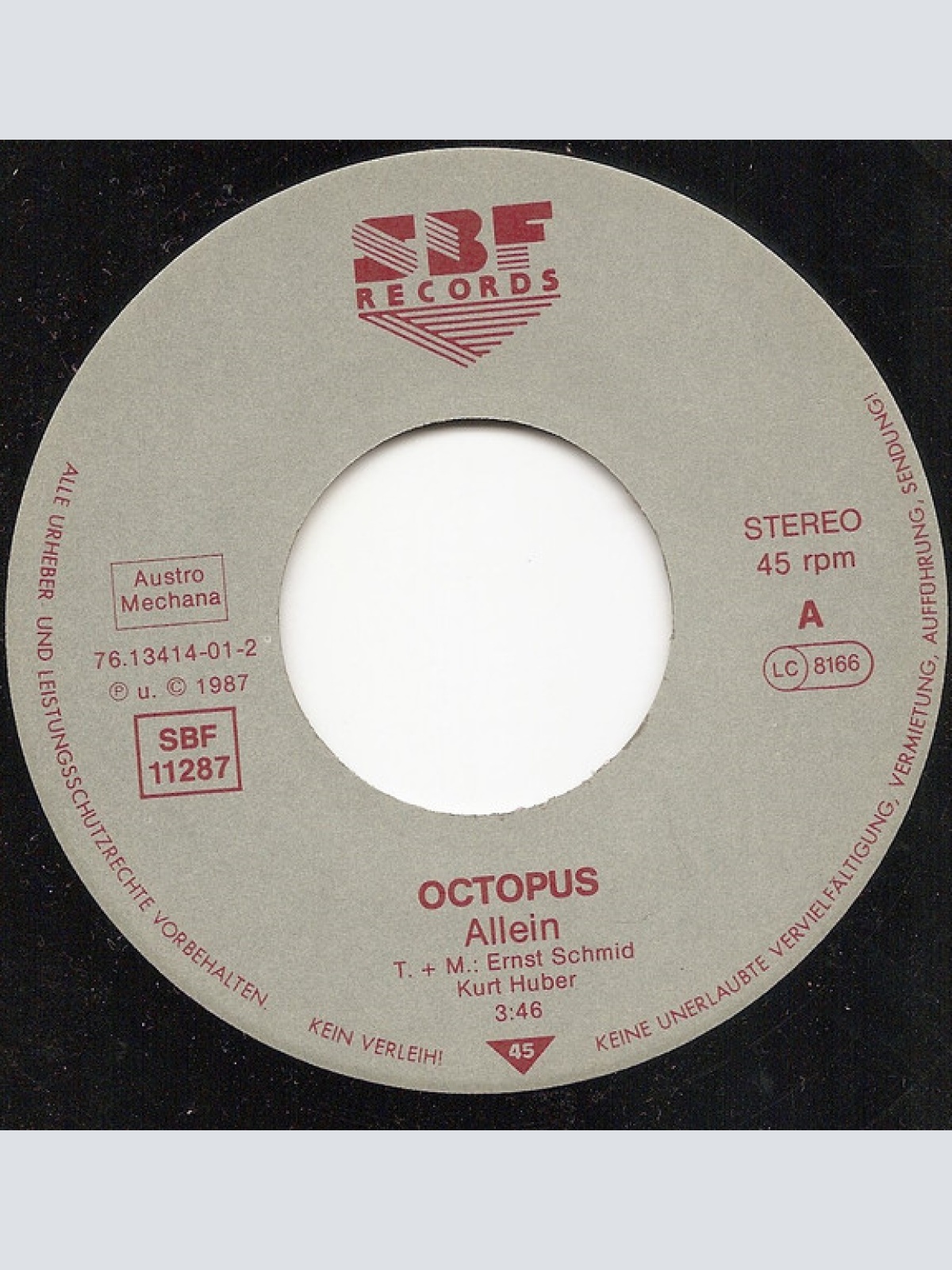 Vinyl / Octopus (32) - Traum / Allein