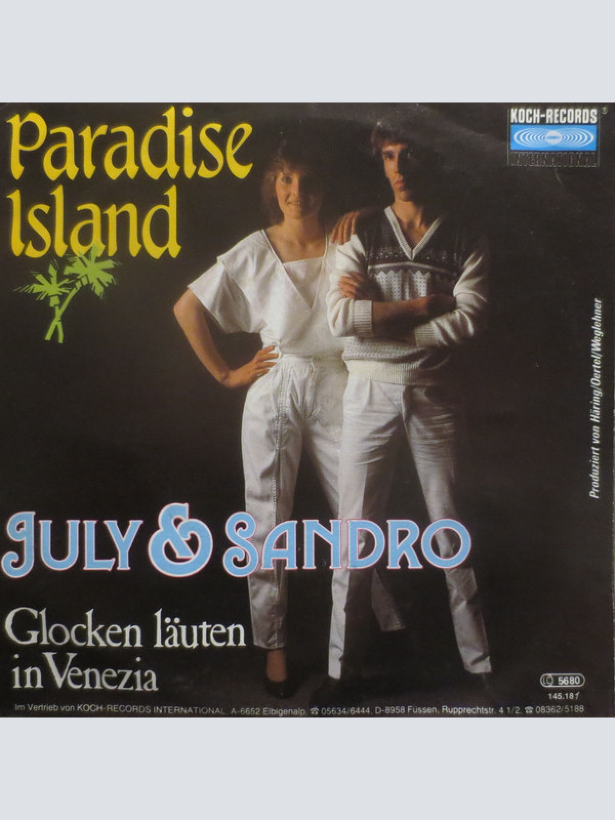 Vinyl / July & Sandro - Paradise Island