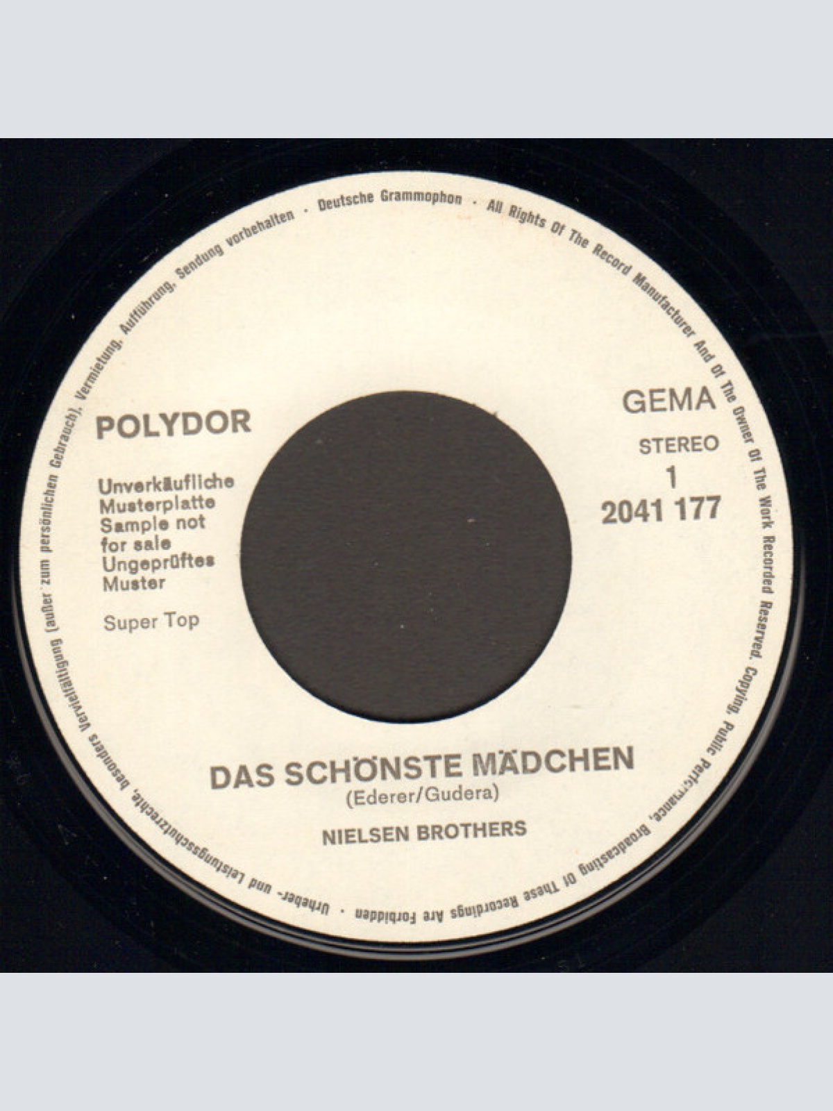 Vinyl / Nielsen Brothers* - Das Schönste Mädchen / Der Alte Zigeuner