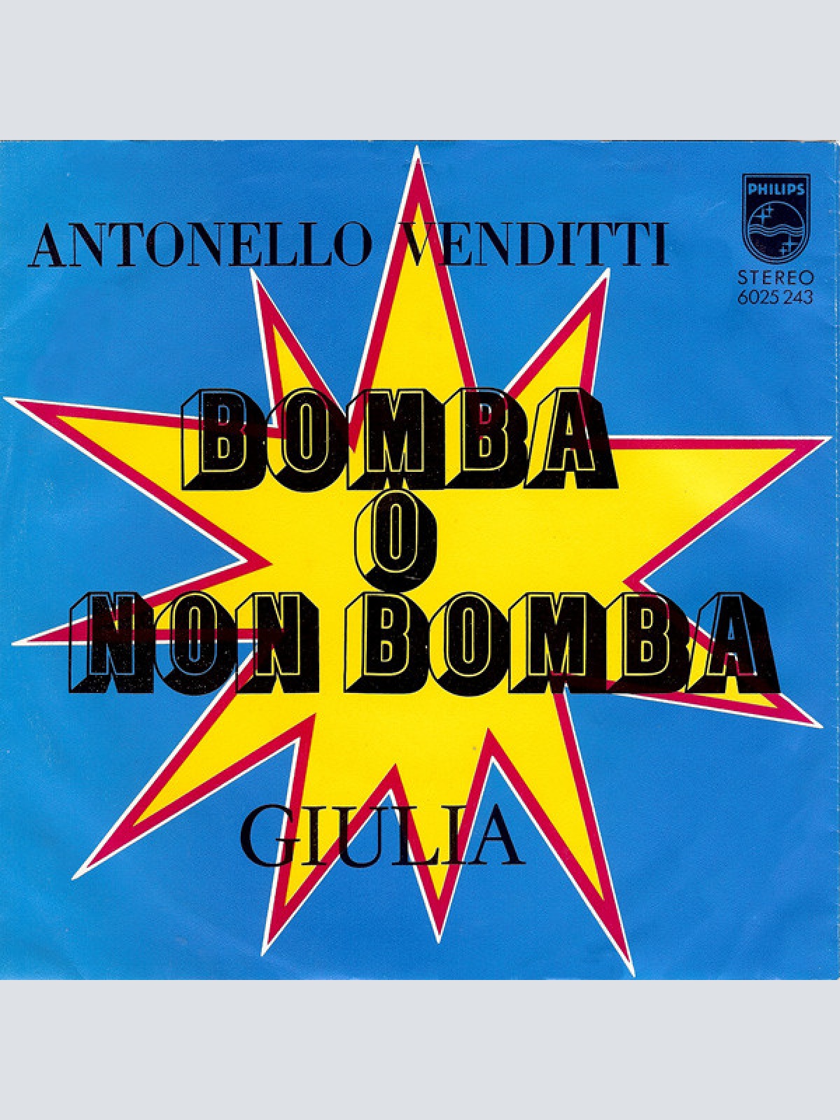 Vinyl / Antonello Venditti - Bomba O Non Bomba