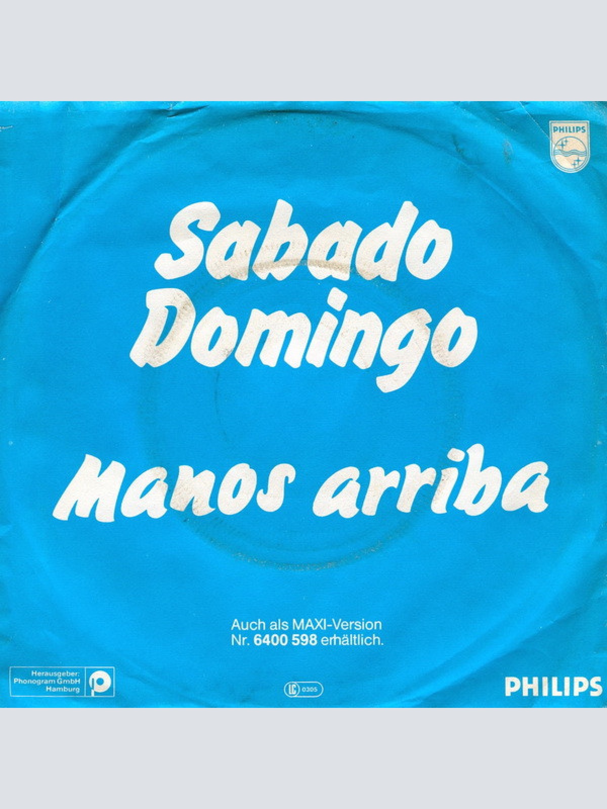 Vinyl / Sabado Domingo - Manos Arriba