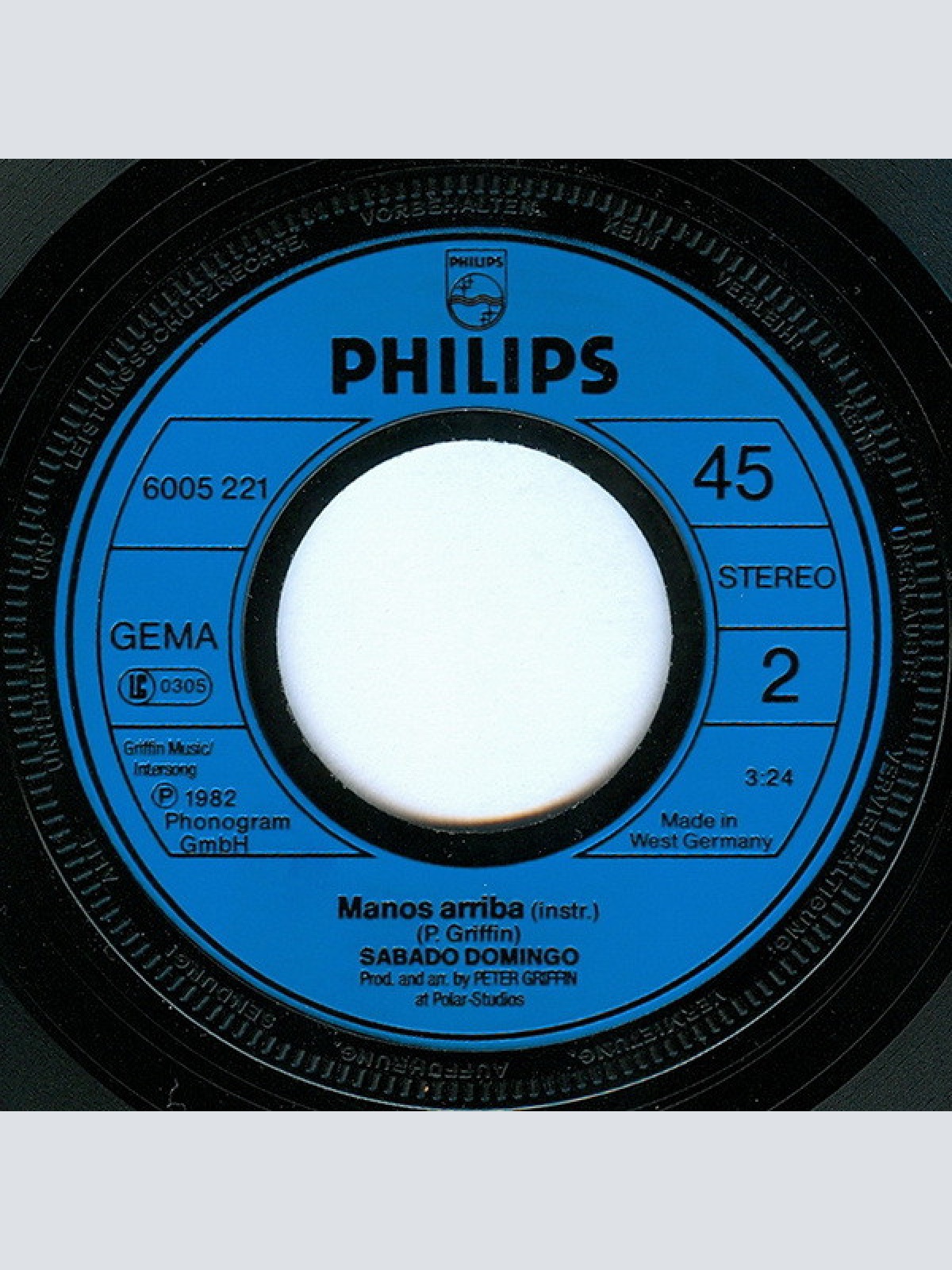 Vinyl / Sabado Domingo - Manos Arriba