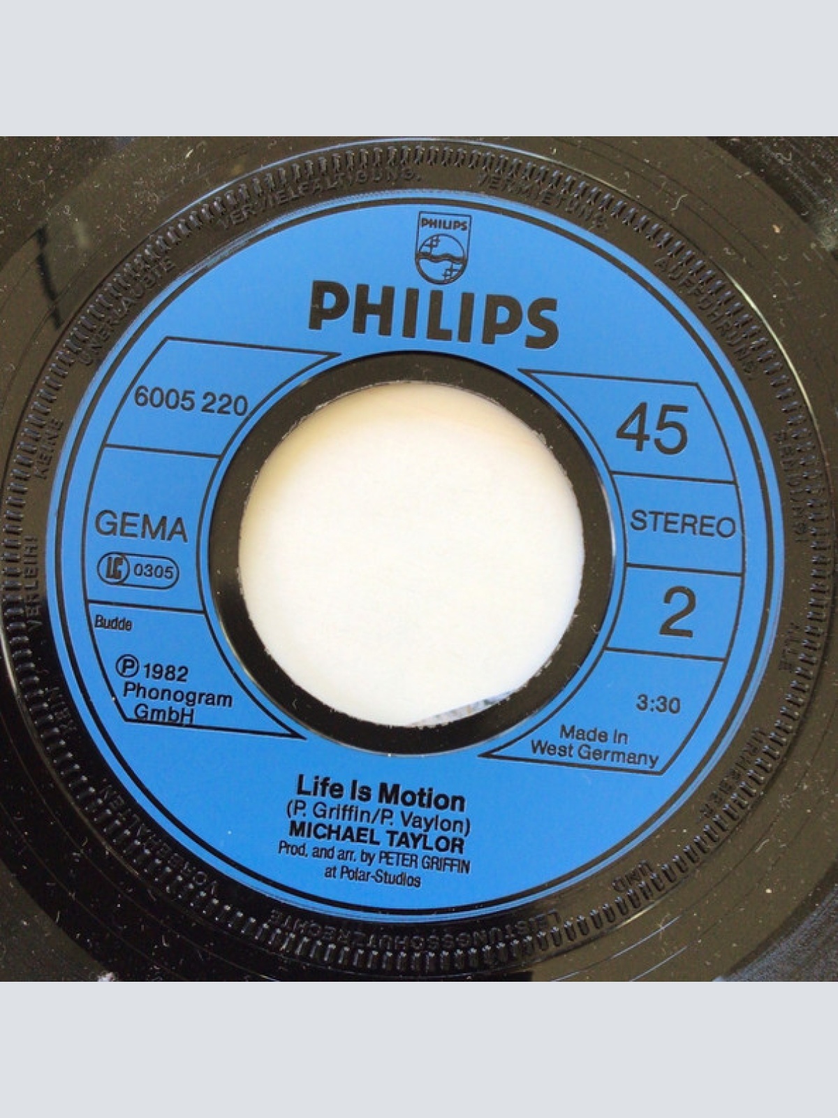 Vinyl / Michael Taylor (21) - Kiss Me Goodbye