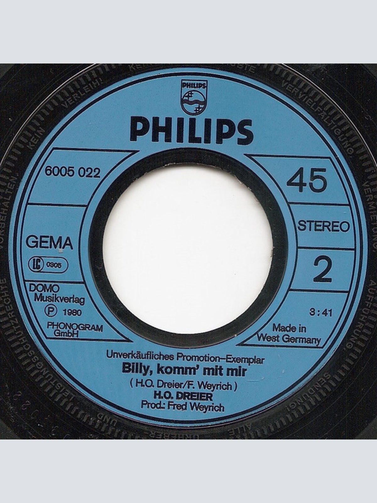 Vinyl / H. O. Dreier - Golden Stone (Unter Fünf Tonnen Stein)