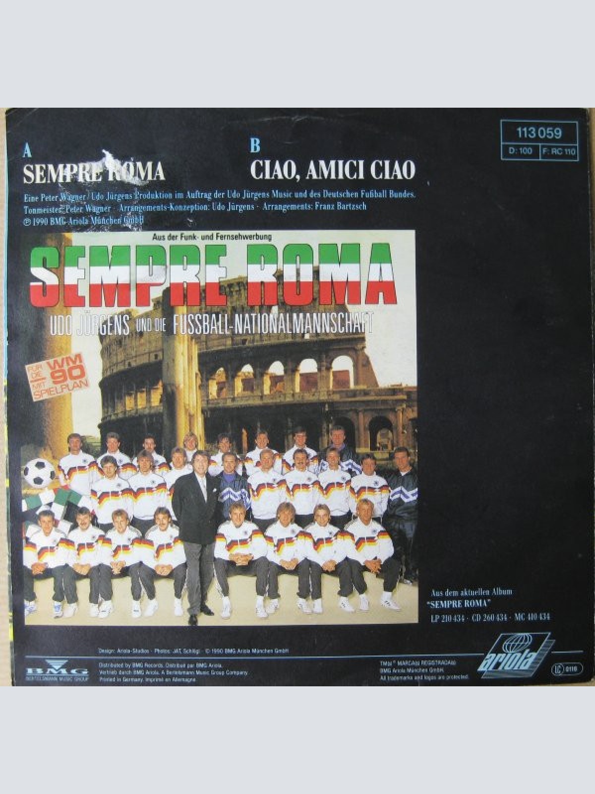 Vinyl / Udo Jürgens & Belen Thomas - Sempre Roma