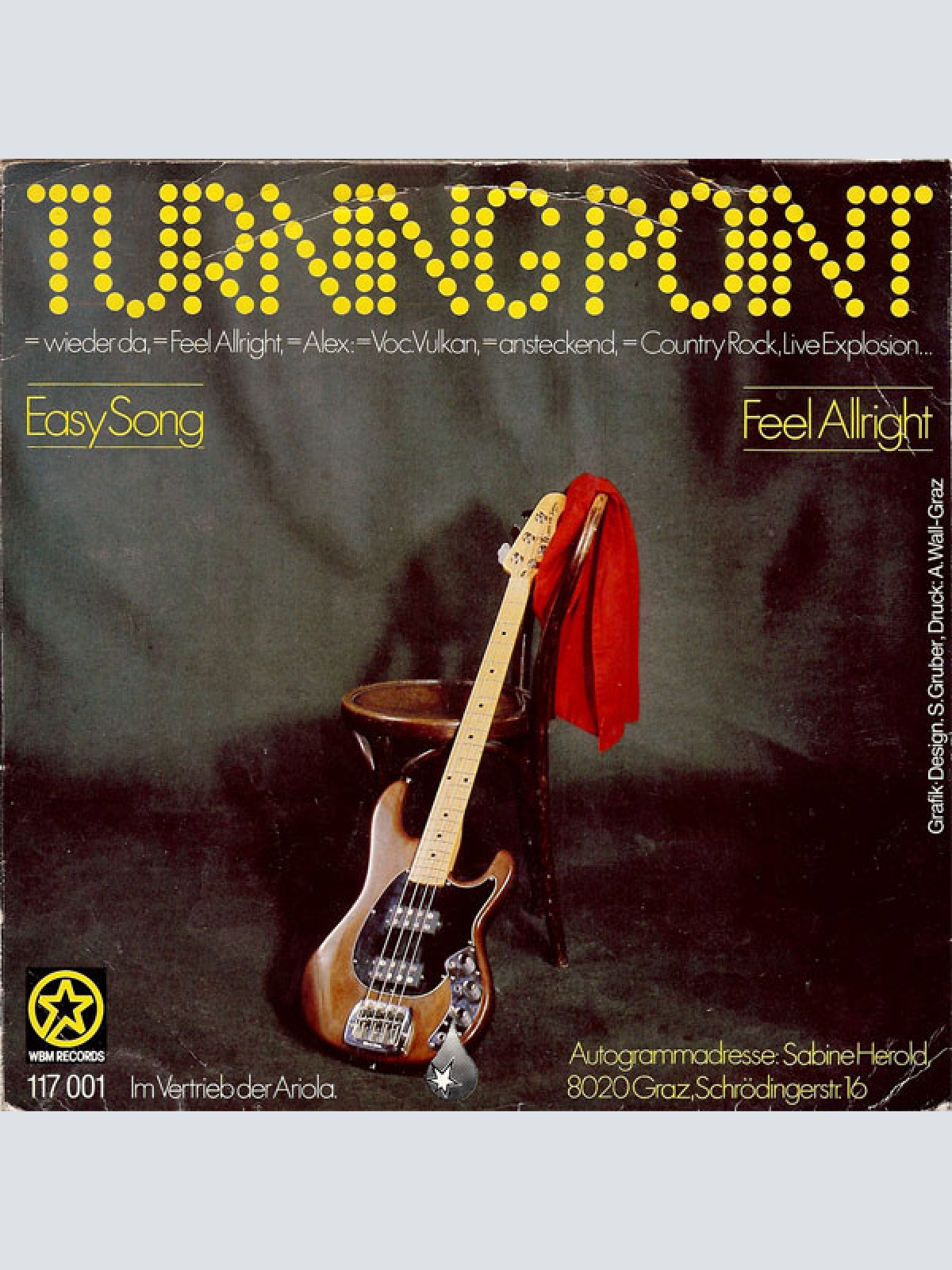 Vinyl / Turning Point (4), Alex Rehak - Feel Allright / Easy Song