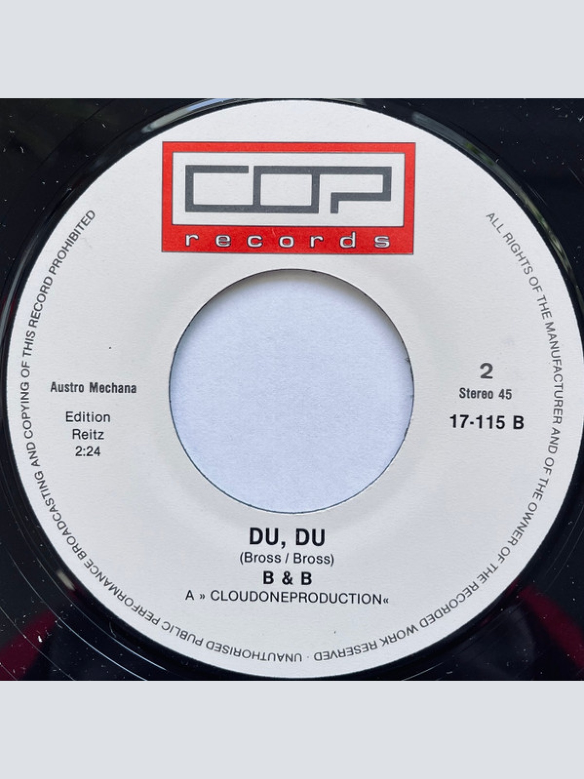 Vinyl / B&B (11) - Ich Ich