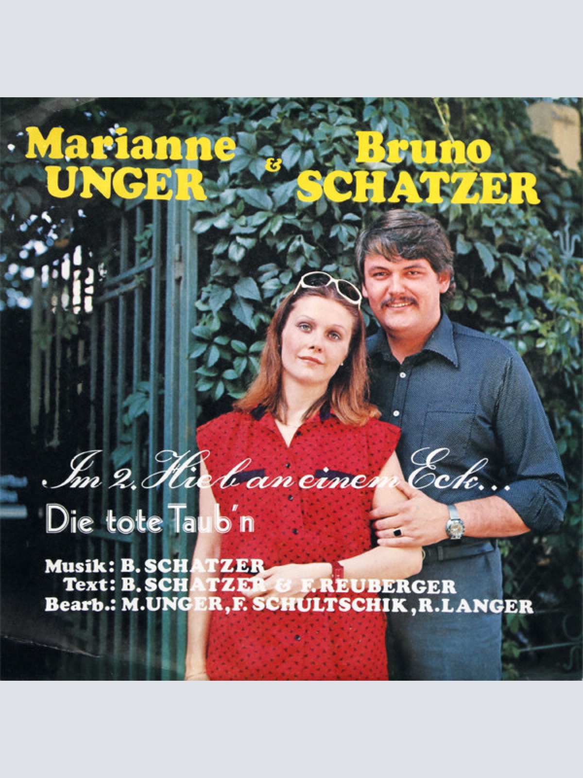 Vinyl / Marianne Unger & Bruno Schatzer , Die Gruppe Sunset Dream Begleitet Von Peter's Band - Im 2. Hieb An Einem Eck... / Die Tote Taub'n