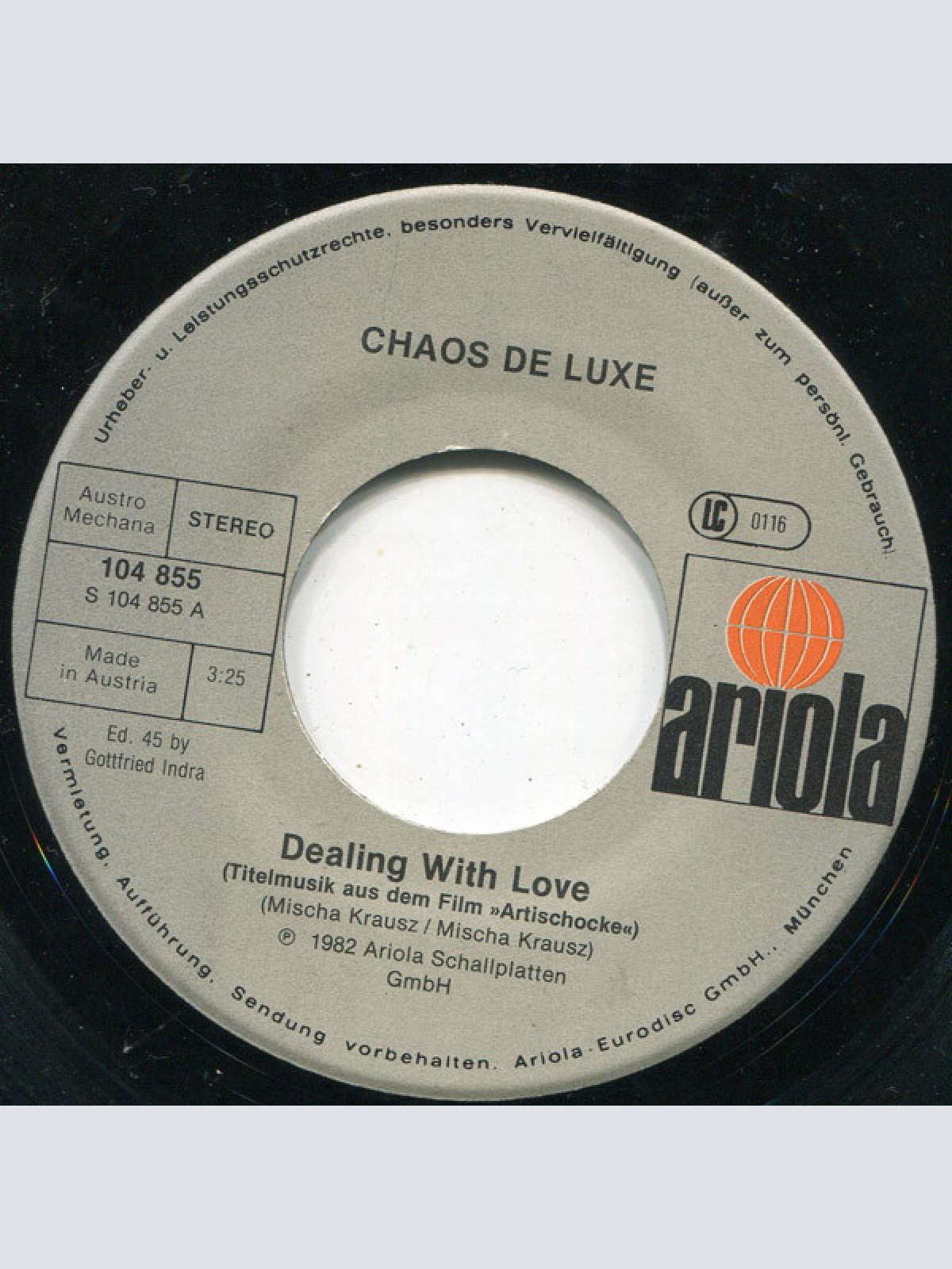 Vinyl / Chaos De Luxe - Dealing With Love