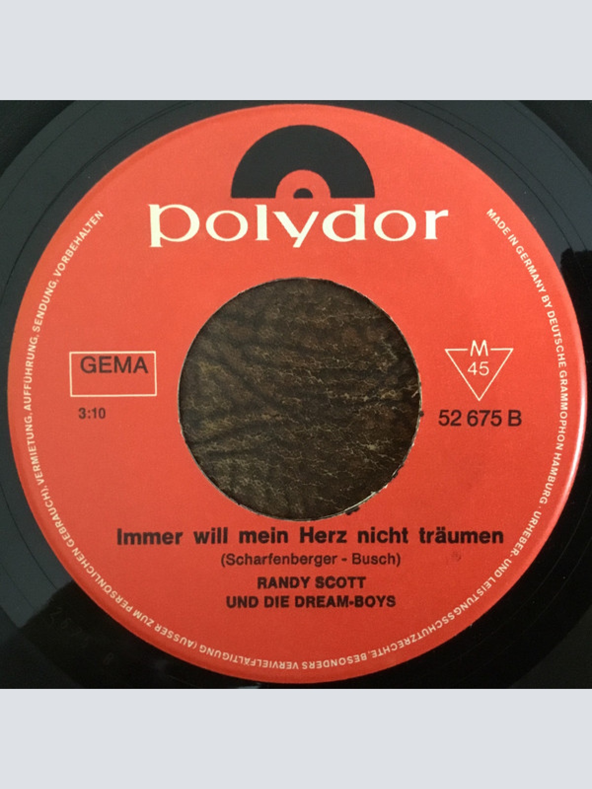 Vinyl / Randy Scott Und Die Dream-Boys - Du Aber Schaust Mich Nicht An