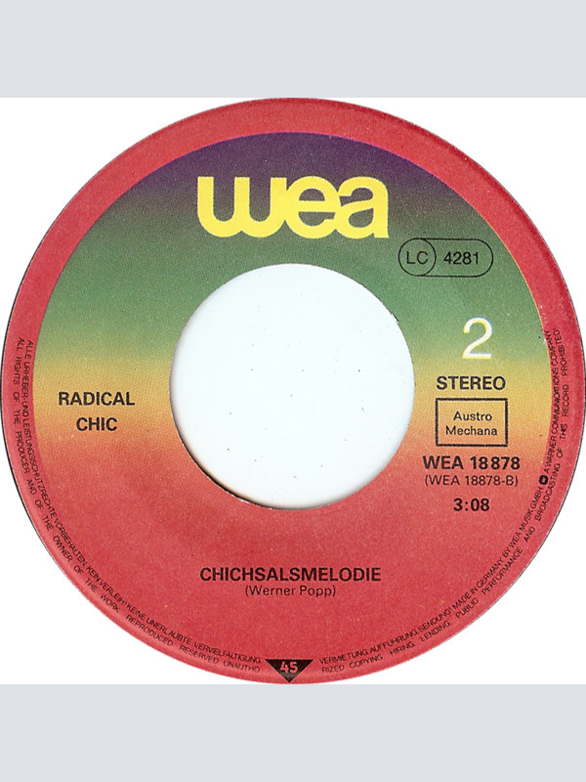 Vinyl / Radical Chic (2) - Wien Ist In