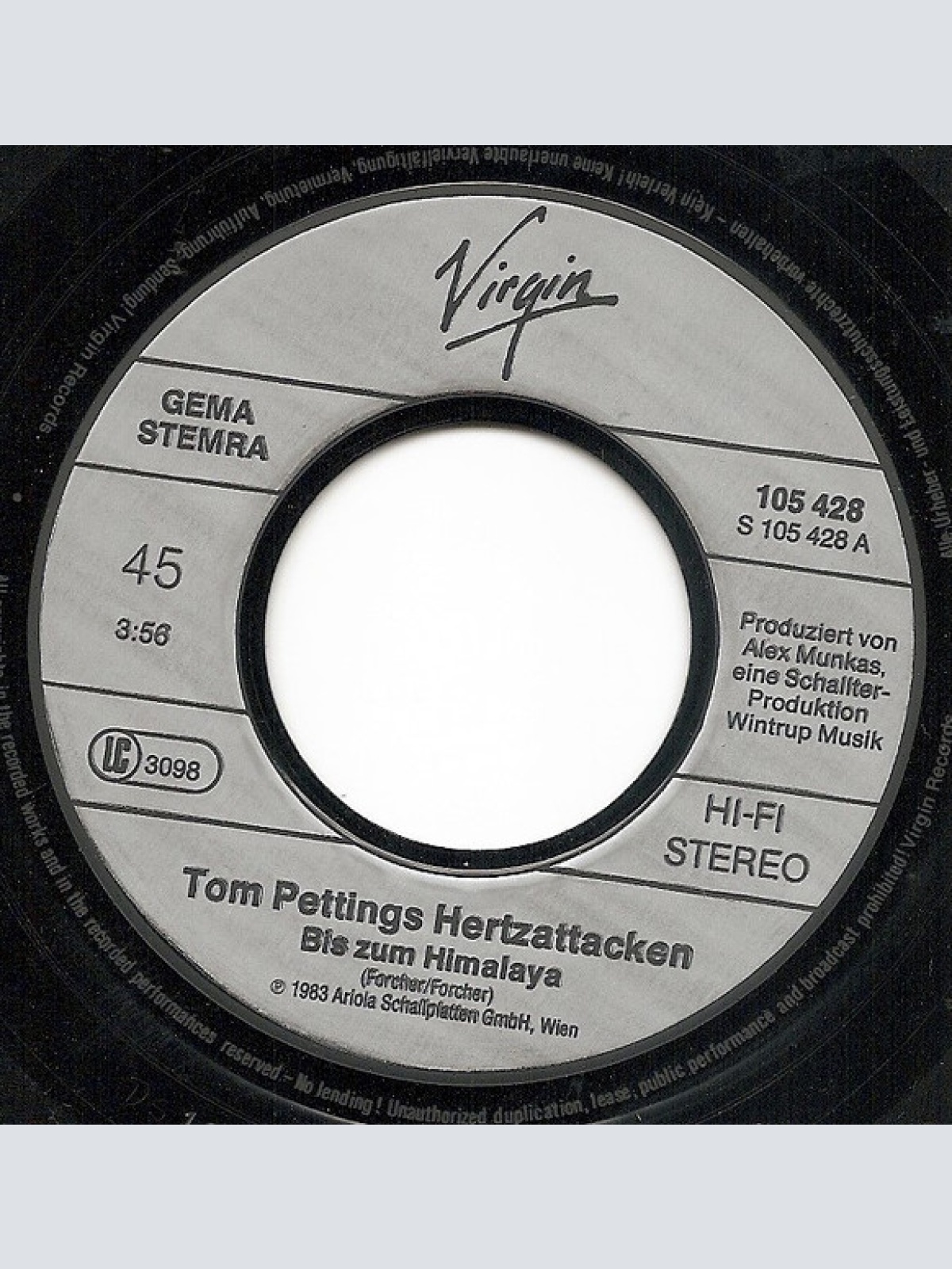 Vinyl / Tom Pettings Hertzattacken - Bis Zum Himalaya
