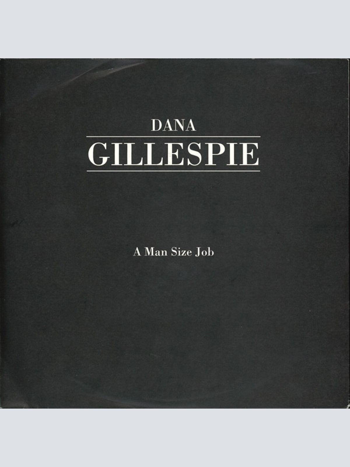 Vinyl / Dana Gillespie - A Man Size Job