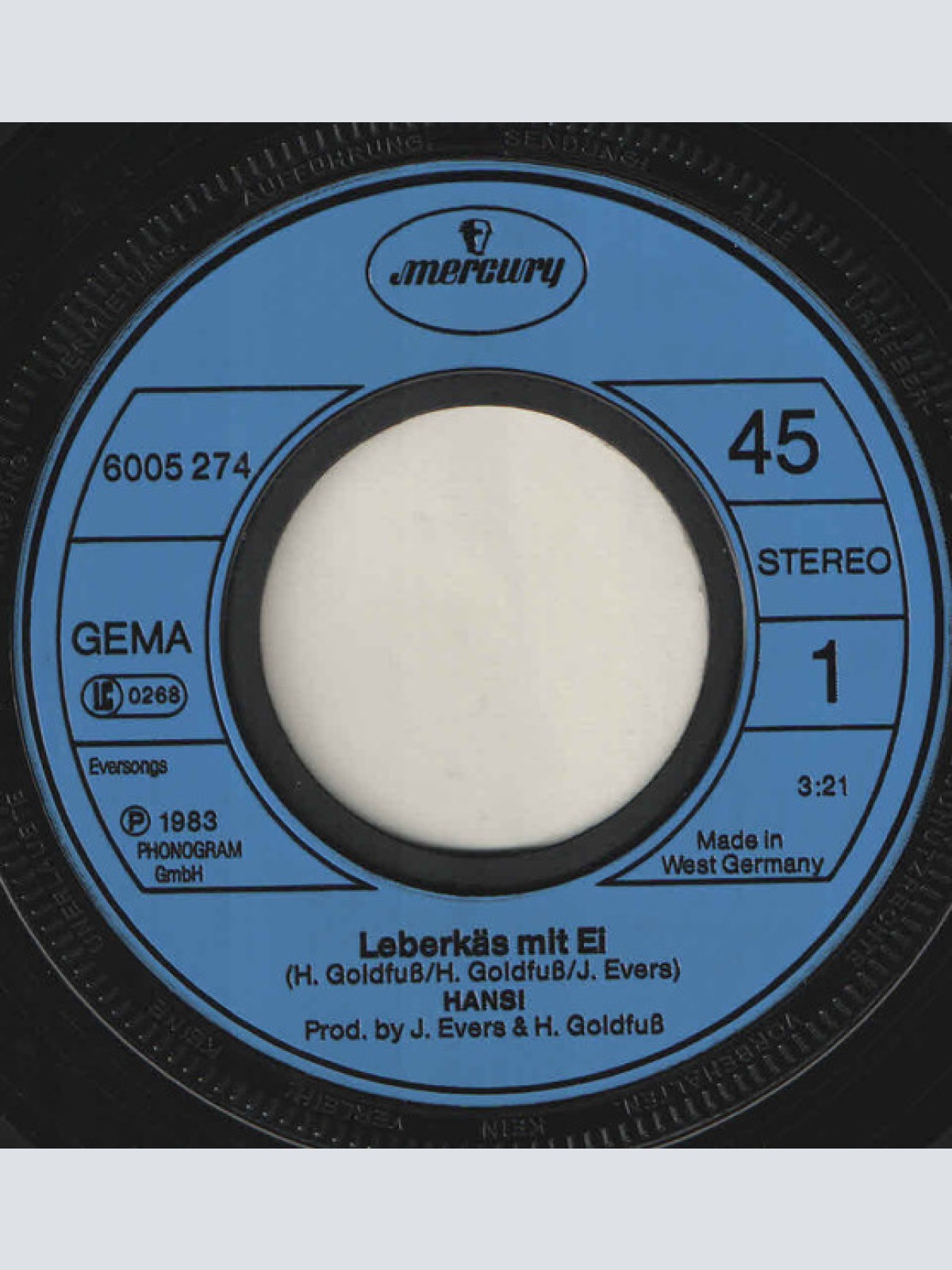 Vinyl / Hansi (4) - Leberkäs Mit Ei