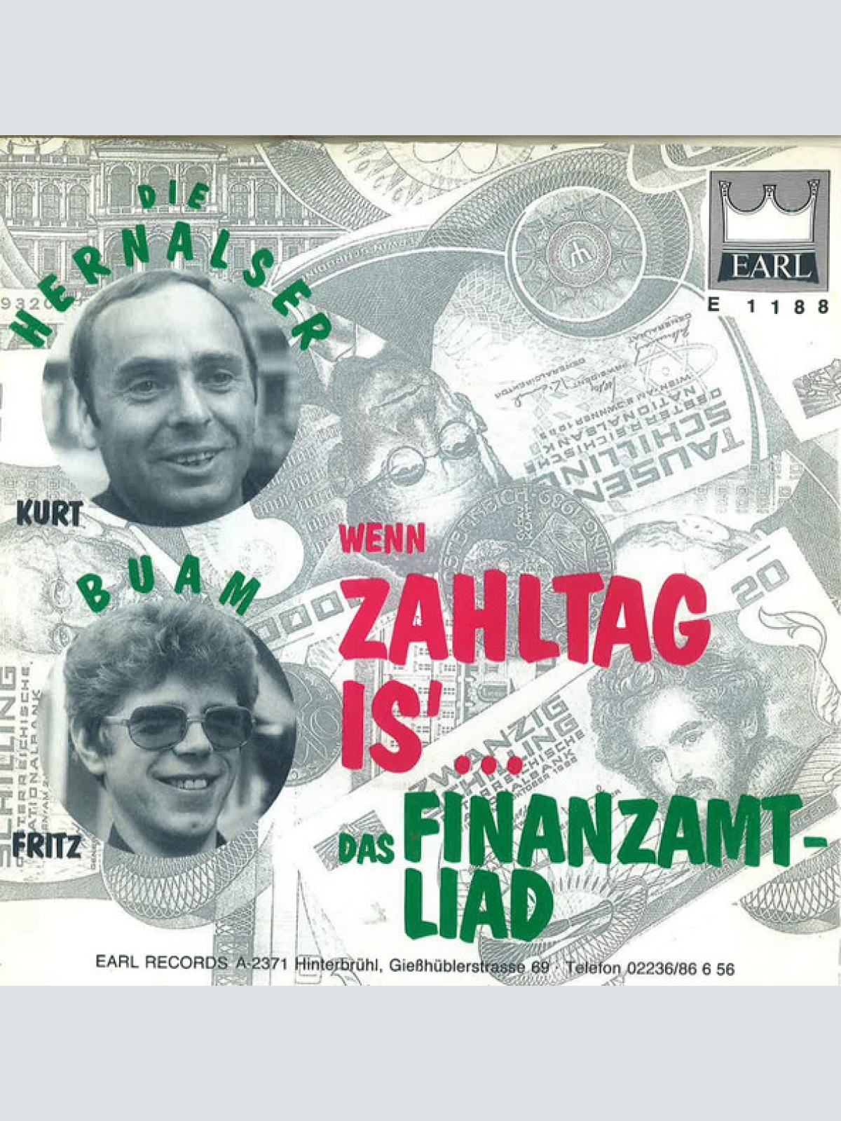 Vinyl / Die Hernalser Buam - Wenn Zahltag Is'…