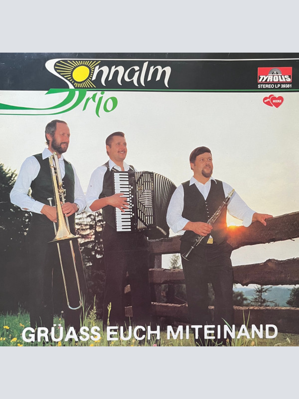 Vinyl / Sonnalm Trio - Grüass Euch Miteinand